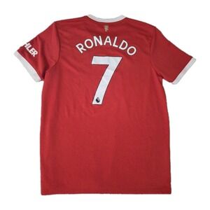Manchester United Ronaldo Jersey 2021/2022 Home Football Soccer Shirt Size XL